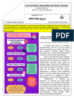 7º Ano-LP-V02 Semanas 27 e 28 Sala de Aula