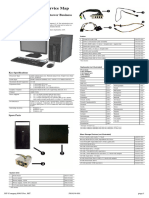 Illustrated Parts & Service Map: HP Compaq 6005 Pro Microtower Business PC