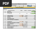 Precios Unitarios