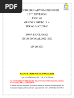 Programa Analitico Fase 5 5° Grado