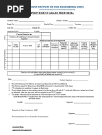 Grade Improvement Proforma