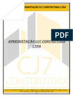 Apresentação CJ7 Construtora Ltda