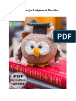 Estudante Coruja Amigurumi Receitas Gratis PDF