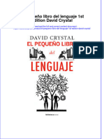 El Pequeño Libro Del Lenguaje 1st Edition David Crystal Full Chapter Download PDF