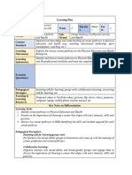 Core Peh Learning Plan (1) Blank