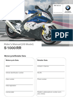 Rider's Manual (US Model) : BMW Motorrad