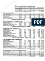 Lista de Materiales Por Ítem