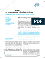 Atractylis Gummifera de L'intoxication Aux Méthodes Analytiques