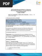 Guía de Actividades y Rúbrica de Evaluación - Tarea 1 - El Entorno de Trabajo