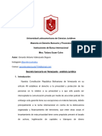 Gerardo Valenzuela - Secreto Bancario - Ujuridica (IBI)