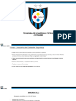 Programa de Desarrollo Fútbol Joven 2023