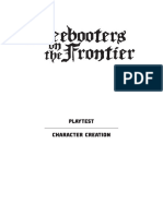 Freebooters On The Frontier 2e Characters & Moves Playtest