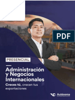 Carrera Negocios Internacionales Presencial