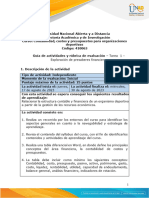 Guia de Actividades y Rúbrica de Evaluación - Tarea 1 - Exploración de Presaberes Financieros