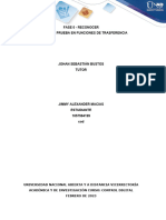 Fase 0 - Reconocer Señales de Prueba en Funciones de Trasferencia