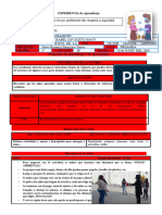 5º DIA - 4 - SEMANA - 1 - TUT - Vivamos en Un Ambiente de Respeto y Equidad