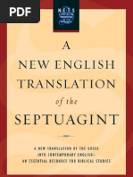 A NEW ENGLISH TRANSLATION OF THE SEPTUAGINT - الترجمة الإنجليزية الحديثة للنسخة السبعينية