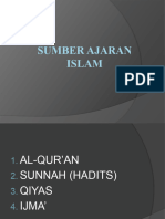 Sumber Ajaran Islam