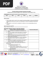 Standards Checklists For PD Compliance - 2024