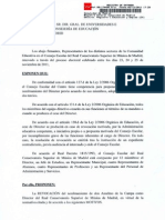 Propuesta de REVOCACIÓN de Don Anselmo de La Campa Como Director Del RCSMM