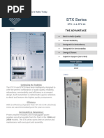 STX 10 and 20 FM Transmitter Brochure V1