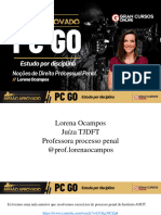 PC GO - Estudo Por Disciplina - Noções de Direito Processual Penal Com Lorena Ocampos