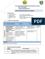 Sesión de Aprendizajes de Educ. Religiosa Del Jueves 20 de Octubre