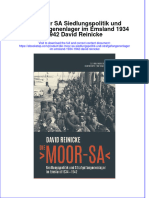 Die Moor SA Siedlungspolitik Und Strafgefangenenlager Im Emsland 1934 1942 David Reinicke Full Chapter Download PDF