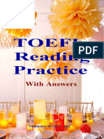 TOEFL Reading Practice With Answers