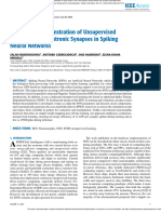 Salah Ieeeaccess SPICE-Level Demonstration of Unsupervised Learning With Spintronic Synapses in Spiking Neural Networks