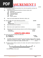 Measurement I and Force