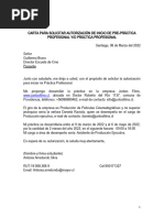 CARTA SOLICITUD DE PRÁCTICA Antonia Arredondo