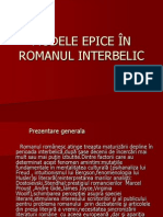 Modele Epice În Romanul Din Perioada Interbelică 1