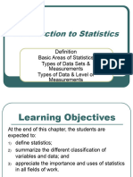 Introduction To Statistics