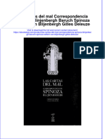 Las Cartas Del Mal Correspondencia Spinoza Blinjenbergh Baruch Spinoza Willem Van Blijenbergh Gilles Deleuze Full Chapter Download PDF