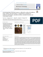 Bioresource Technology: Yune Cao, Yongqiang Tian, Qing Wu, Jianshe Li, Hongyan Zhu