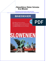 Slowenien Reiseführer Dieter Schulze Eva Missler Full Chapter Download PDF