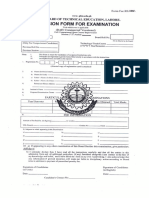 Admission Form For DAE