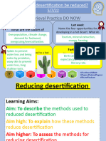 Reducing Desertification MJE