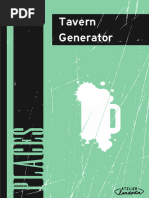 Tavern Generator Final