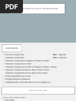 Topic 4 - Non-Fatal Offences