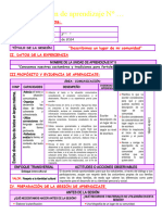 Sesión Escribimos La Descripción de Un Lugar de Mi Comunidad 2° Maestra Janet