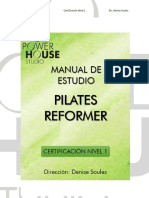 Manual Pilates Reformer 1 .