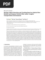 Moving Vehicle Detection and Tracking Based On Opt