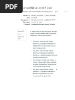 IBM LinuxONE 4 Level 2 Quiz Attempt Review PDF