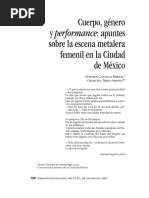 Cuerpo Genero y Performance Apuntes Sobr