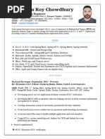 Supratim Roy Chowdhury Resume PDF