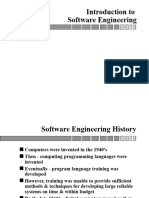 Introduction To Software Engineering