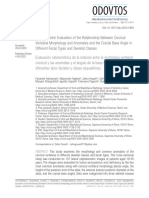 Cephalometric Evaluation of The Relationship Between Cervical