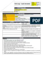 Rh-Di-007 - V.03 Perfil de Cargo - Auxiliar Administrativo